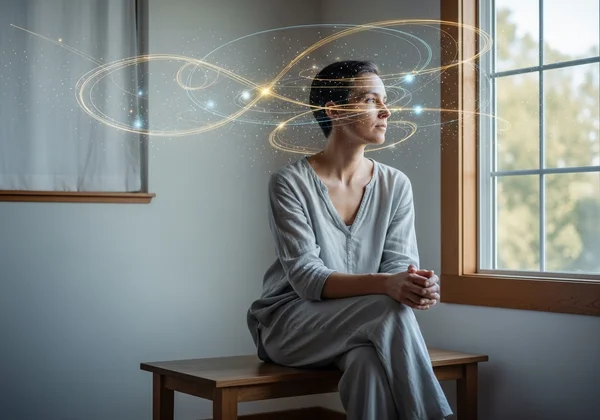 A person reflecting on their inner self and emotions