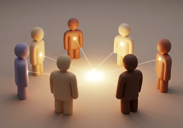 A diverse group of people in a supportive and understanding conversation.